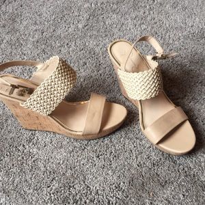 Tan Wedge Heels